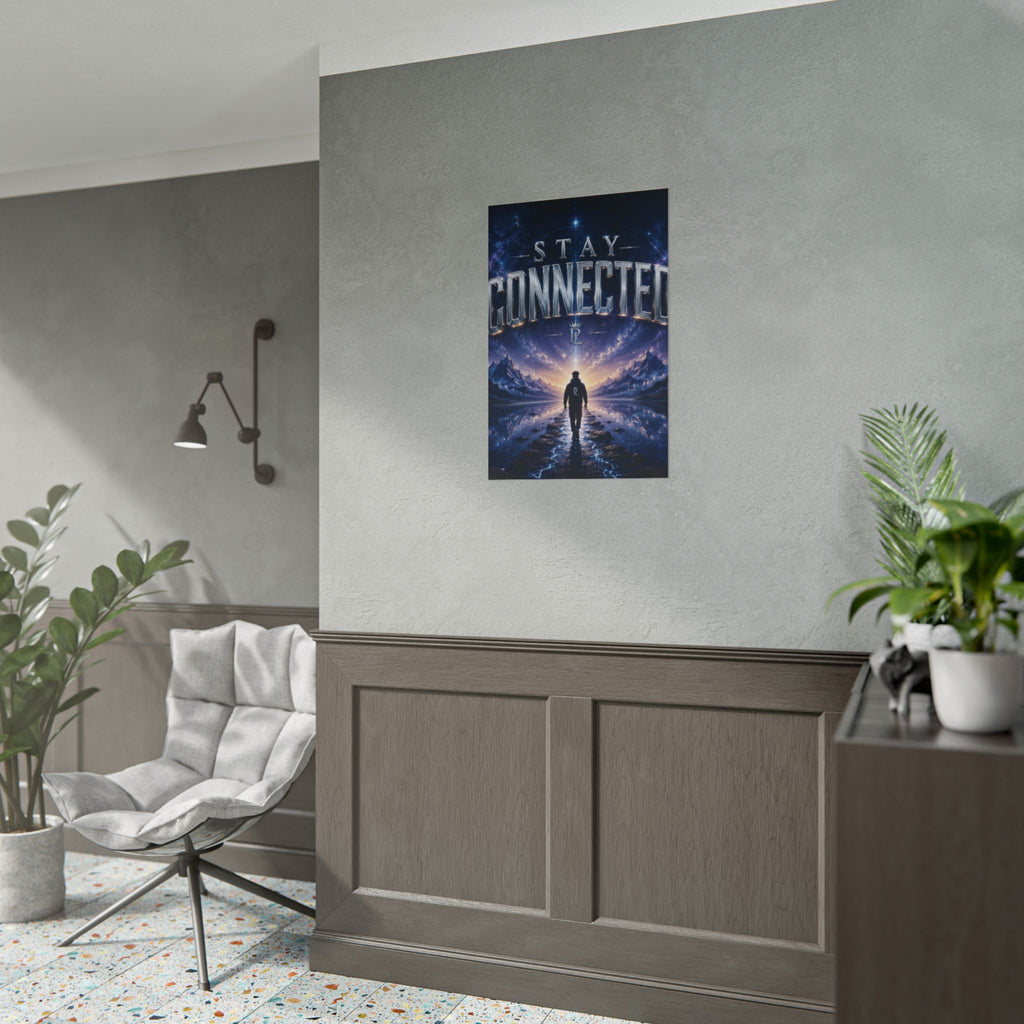 Plug Life Stay Connected Poster — Premium Collection Wall Art