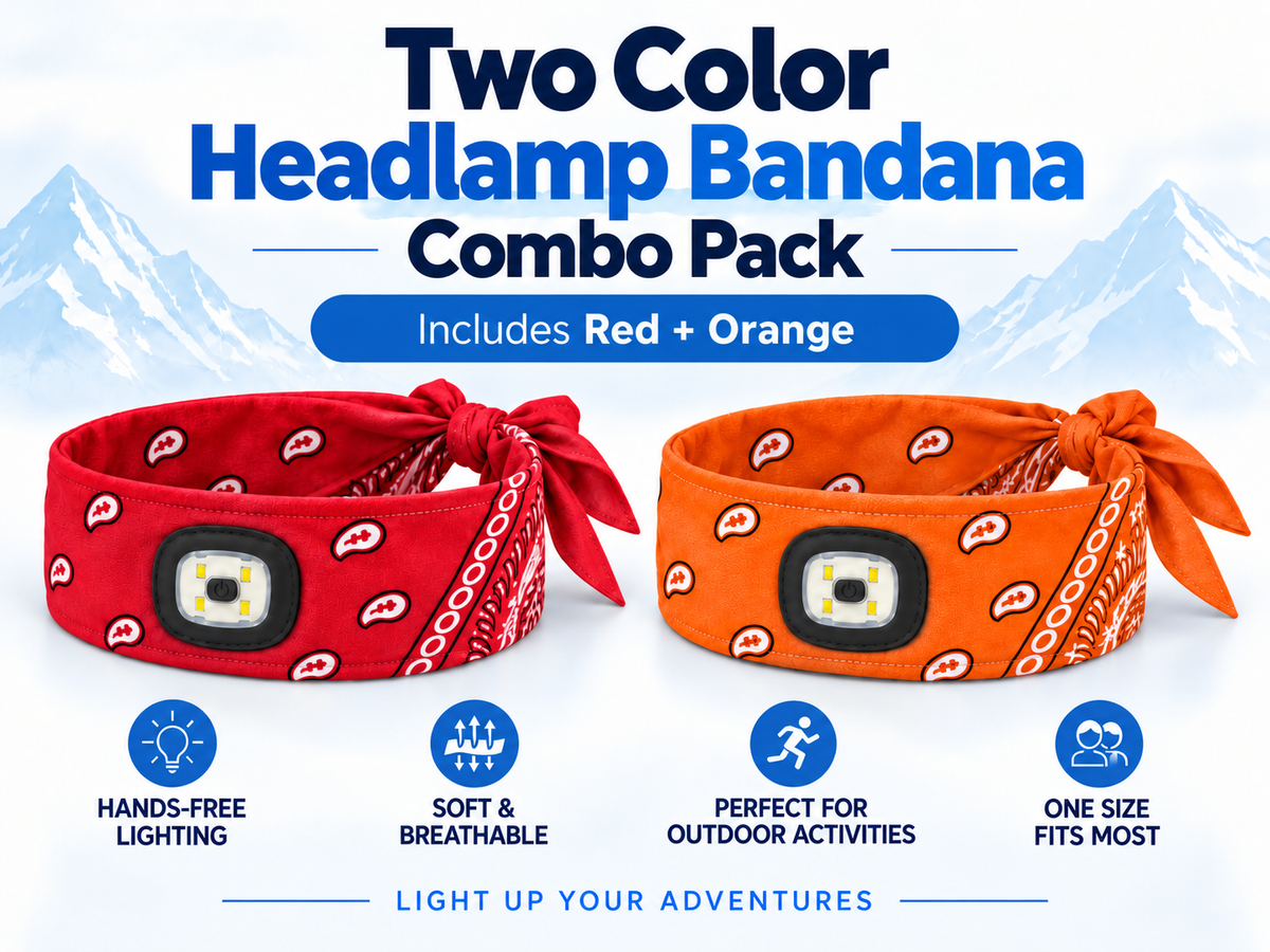 Plug Life Illuminated — Headlamp Bandana Pair (Pre-Order)