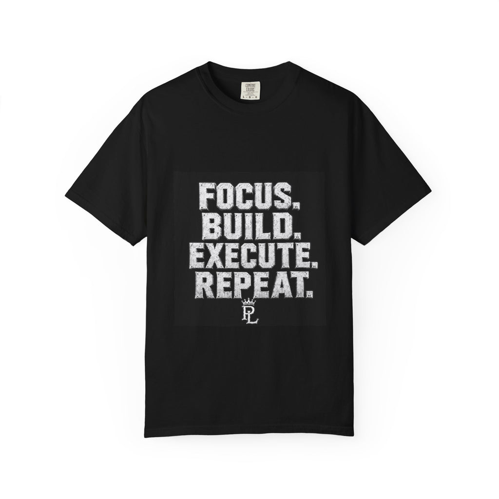 Plug Life Focus Build Execute Repeat Tee — Premium Collection Graphic T-Shirt