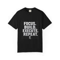 Plug Life Focus Build Execute Repeat Tee — Premium Collection Graphic T-Shirt