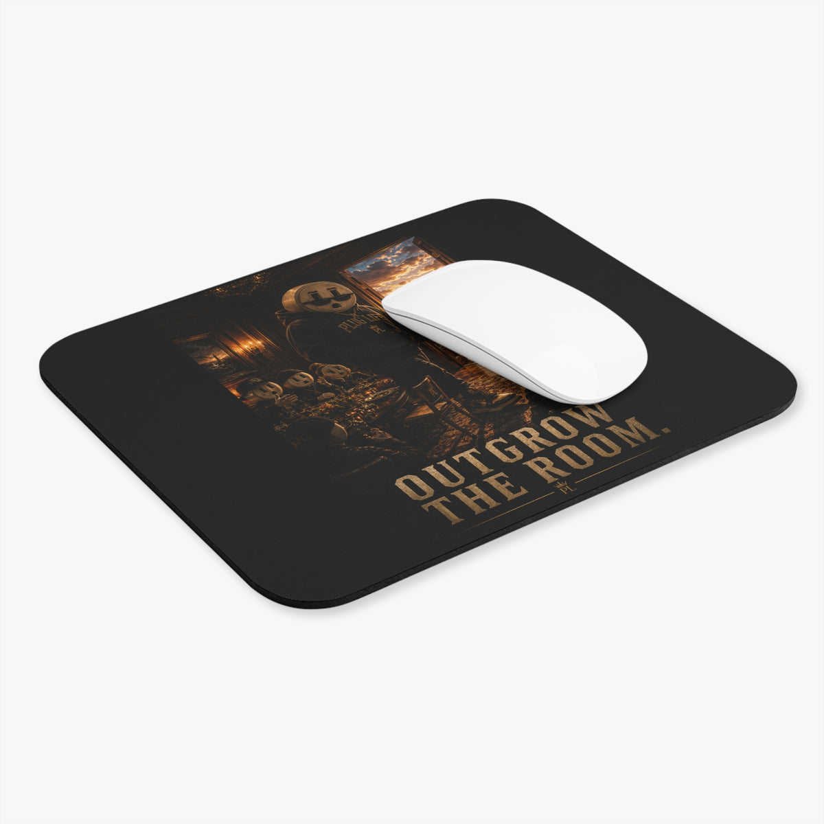 Plug Life Outgrow The Room Mouse Pad — Premium Collection Desk Accessory
