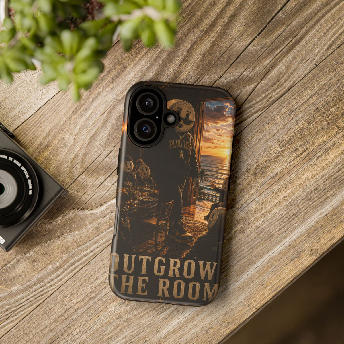 Plug Life Outgrow The Room Phone Case — Premium Collection iPhone & Android Case