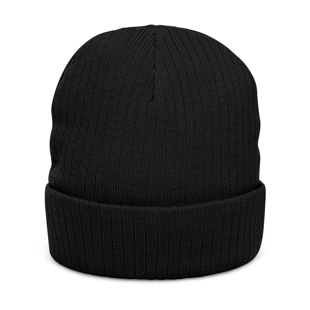 Plug Life Skull Beanie – Embroidered Black Cuffed Hat