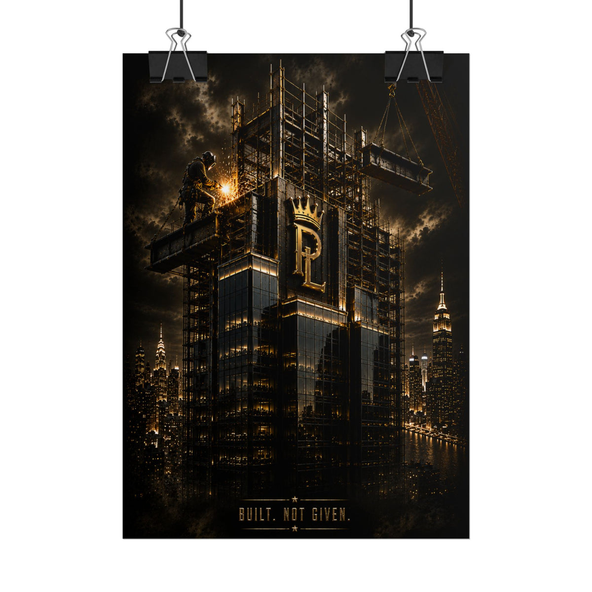 Plug Life Built Not Given Poster — Premium Collection Wall Art