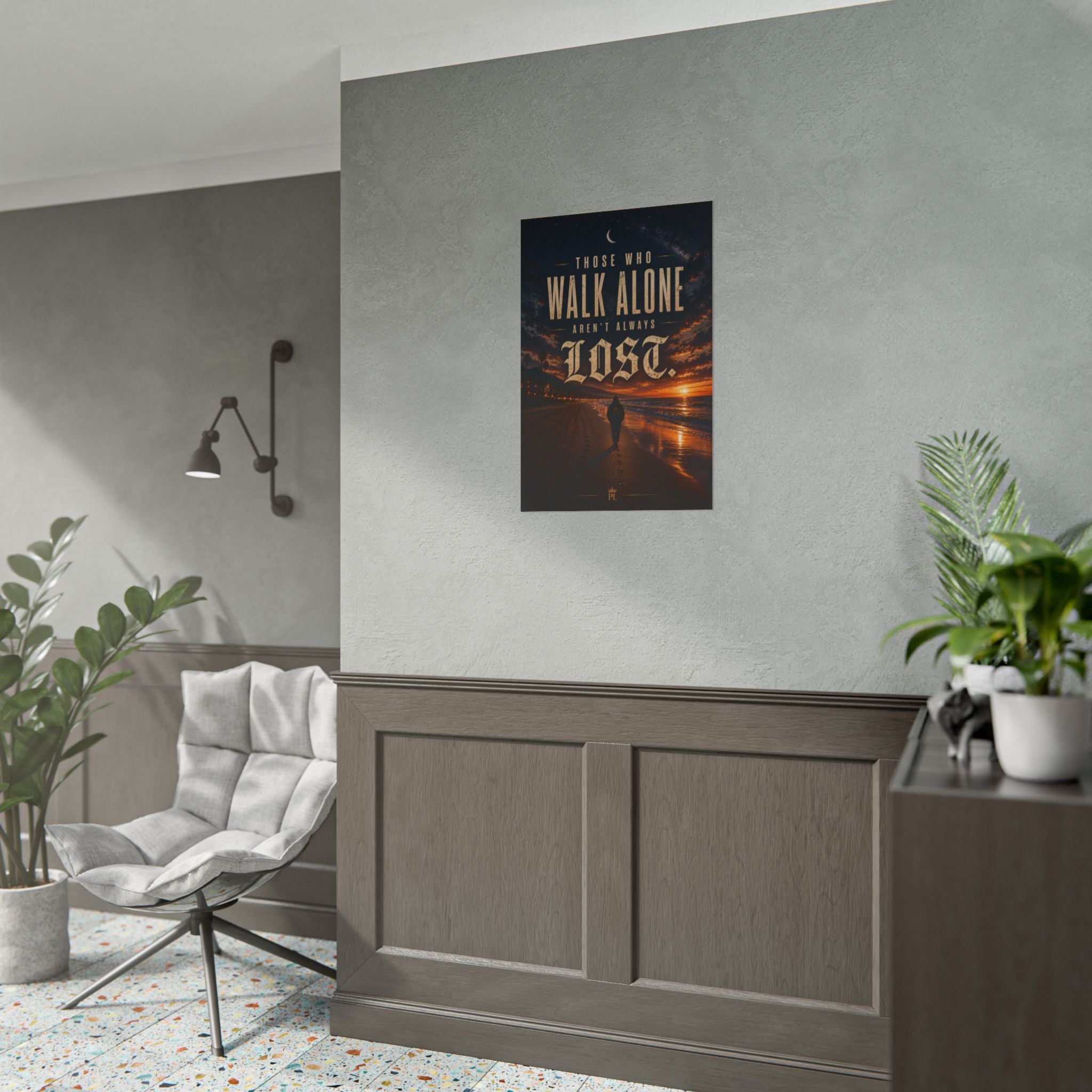 Plug Life Walk Alone Poster — Premium Collection Wall Art