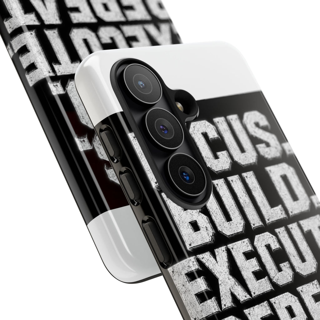 Plug Life Focus Build Execute Repeat Phone Case — Premium Collection iPhone & Android Case