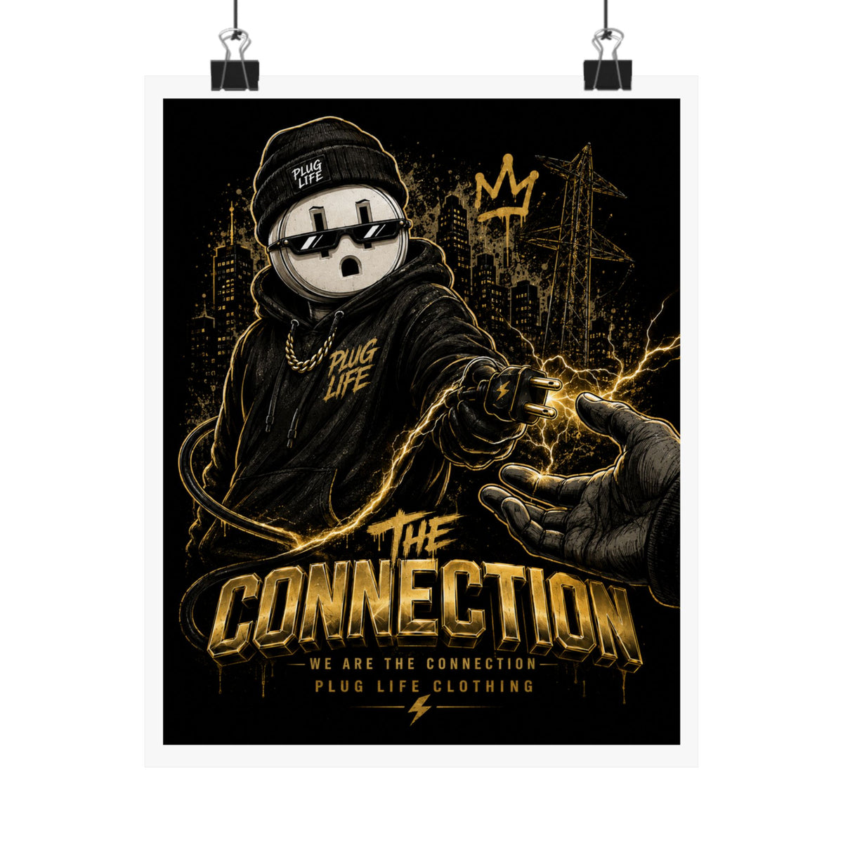 The Connection Poster — Plug Life Clothing Wall Art