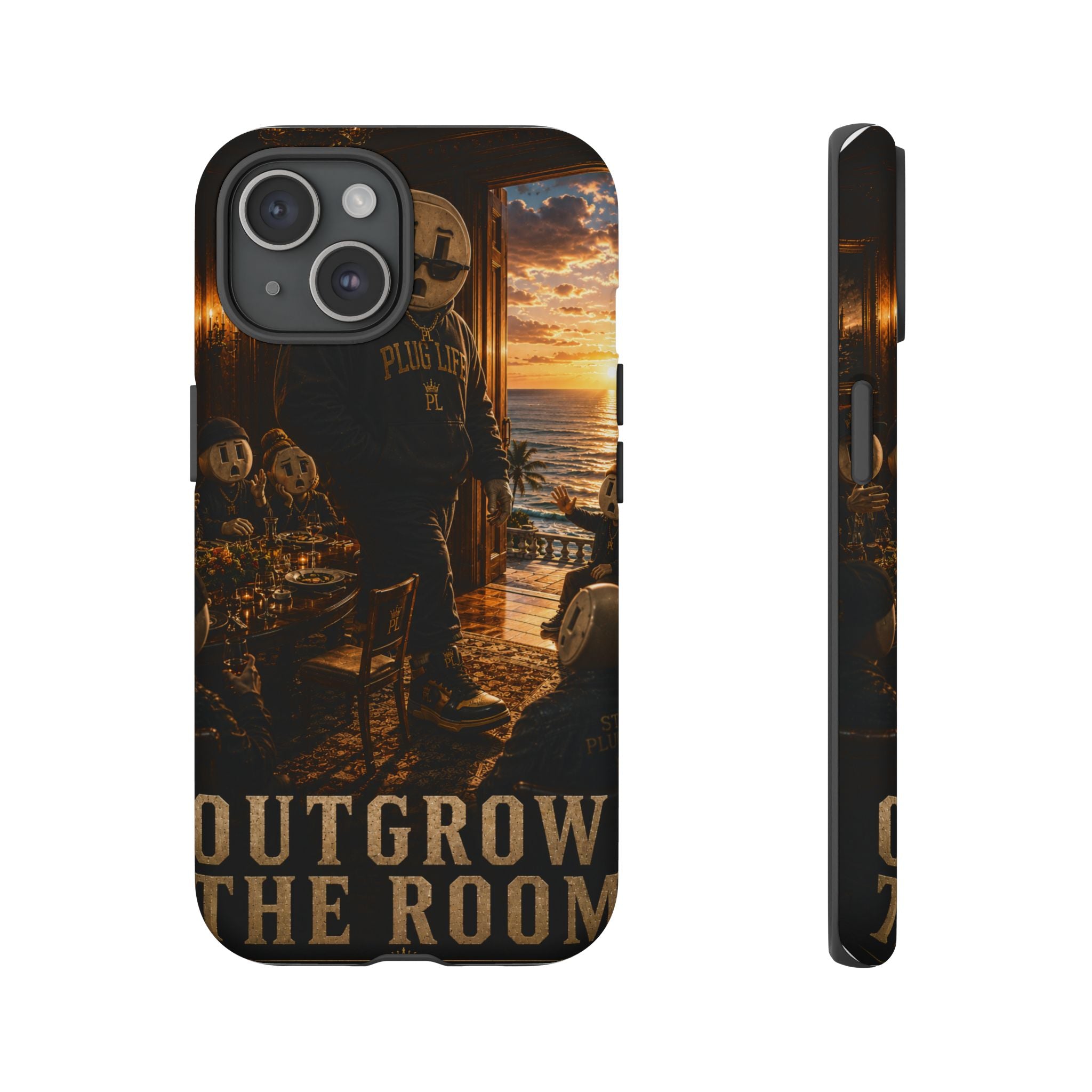 Plug Life Outgrow The Room Phone Case — Premium Collection iPhone & Android Case