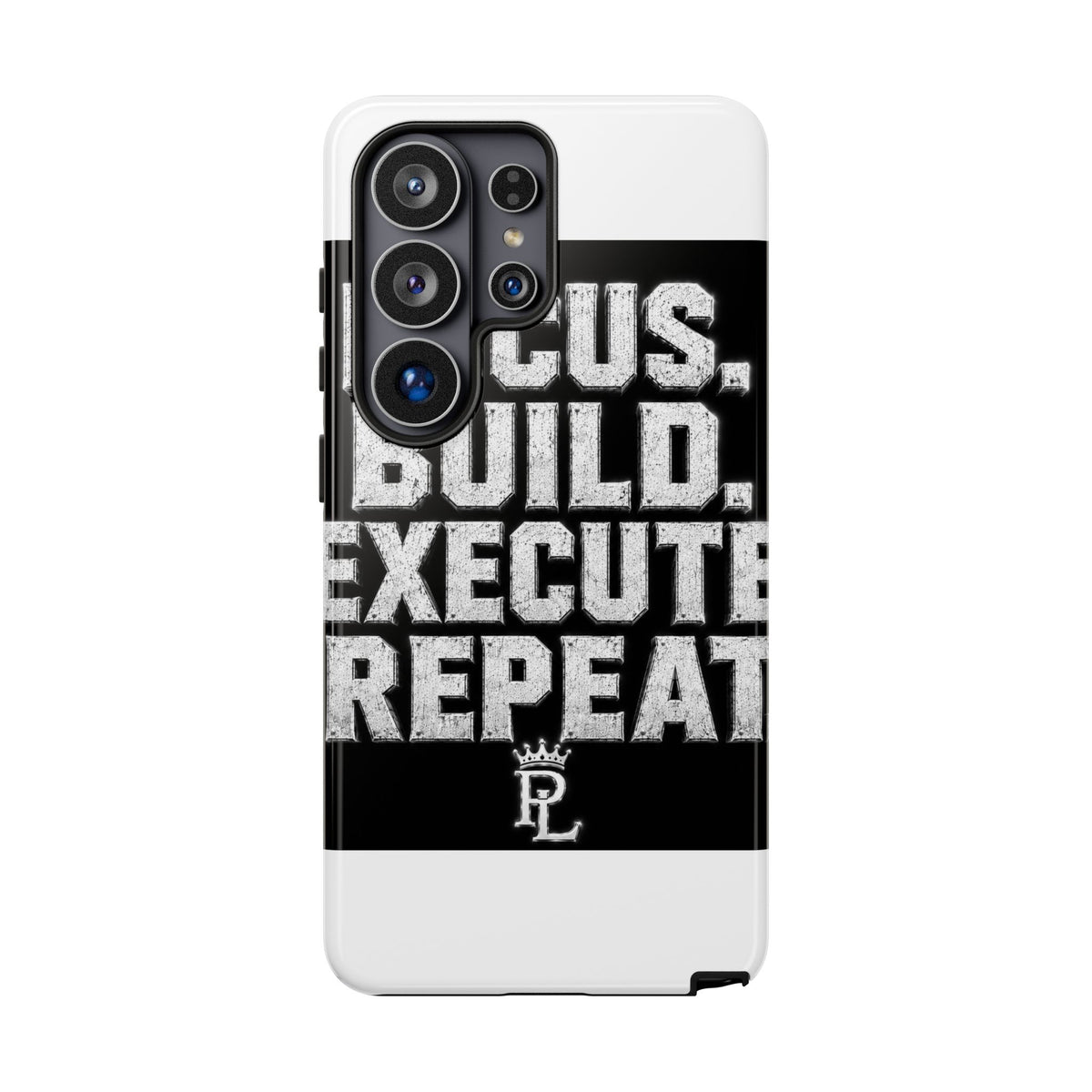 Plug Life Focus Build Execute Repeat Phone Case — Premium Collection iPhone & Android Case