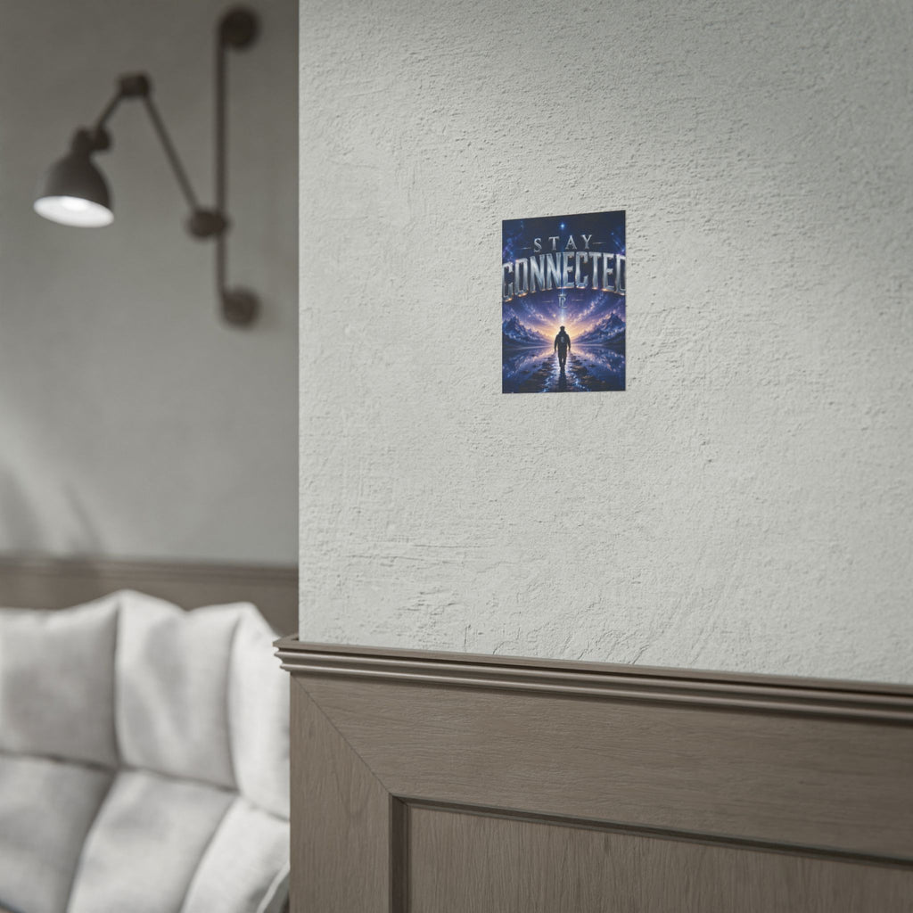 Plug Life Stay Connected Poster — Premium Collection Wall Art