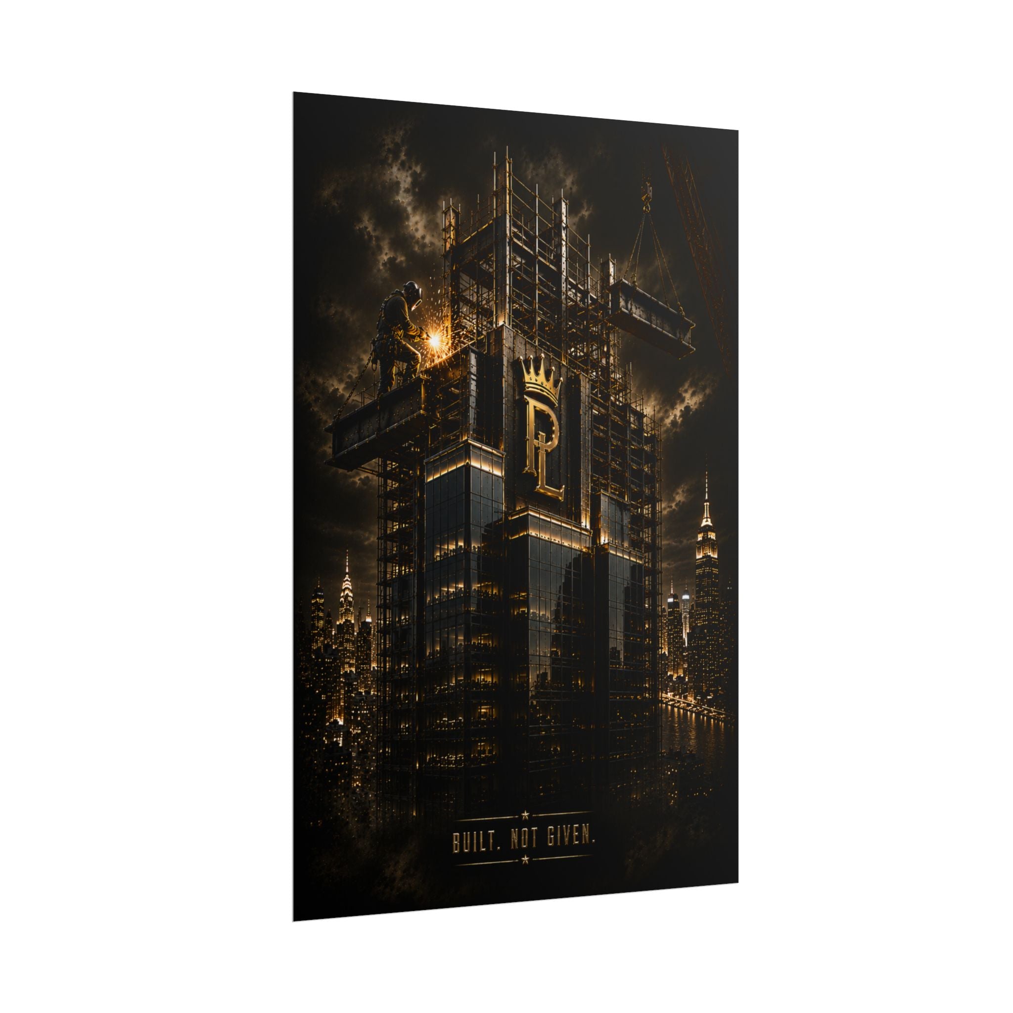 Plug Life Built Not Given Poster — Premium Collection Wall Art