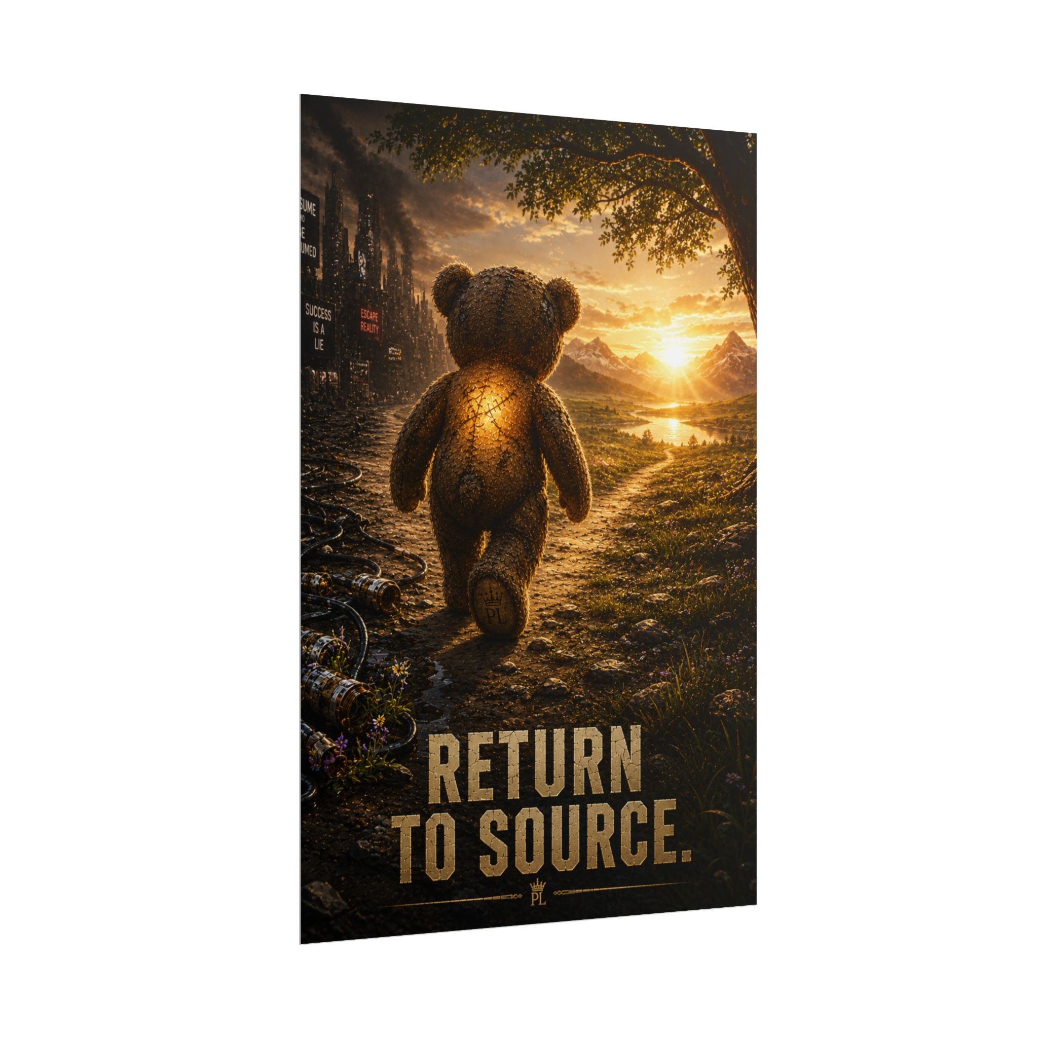 Plug Life Return To Source Poster — Premium Collection Wall Art