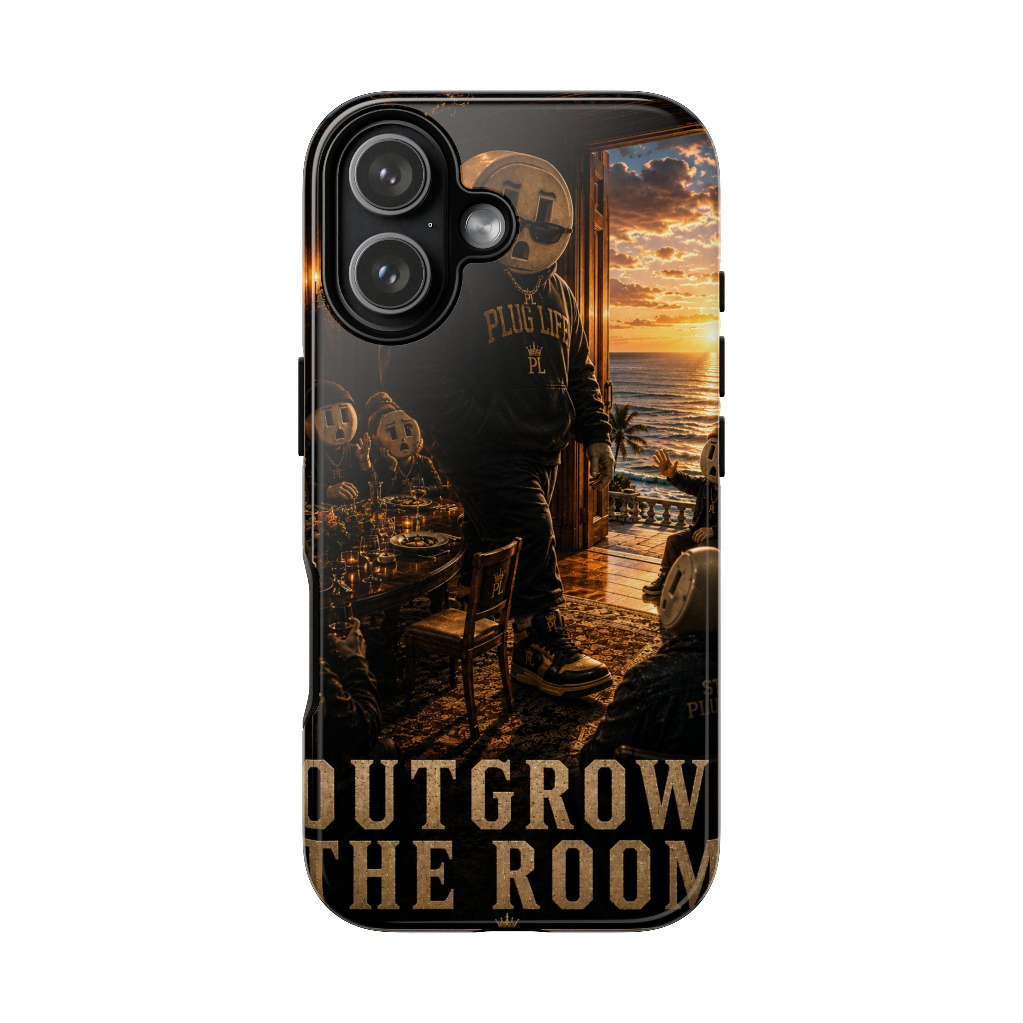 Plug Life Outgrow The Room Phone Case — Premium Collection iPhone & Android Case