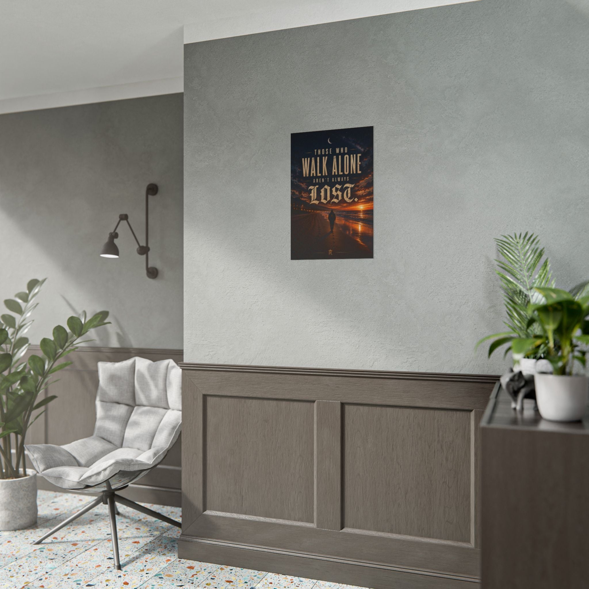Plug Life Walk Alone Poster — Premium Collection Wall Art