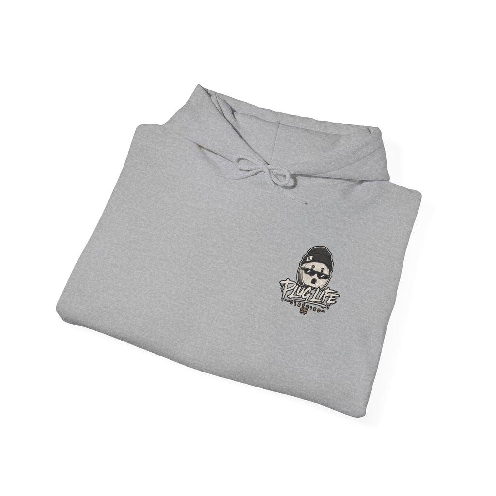 Plug Life Self Made Self Powered Hoodie — Motivational Graphic Sweatshirt