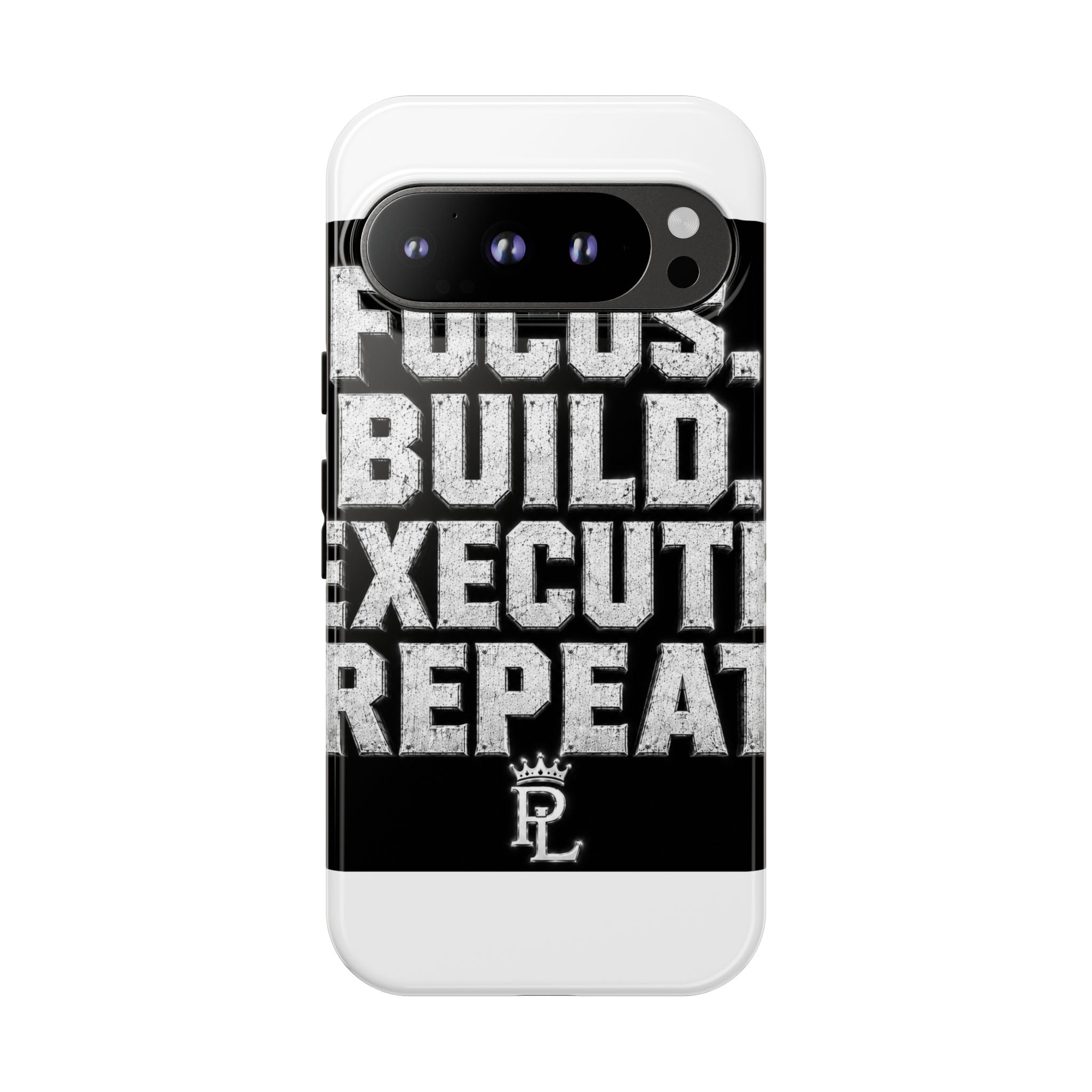 Plug Life Focus Build Execute Repeat Phone Case — Premium Collection iPhone & Android Case