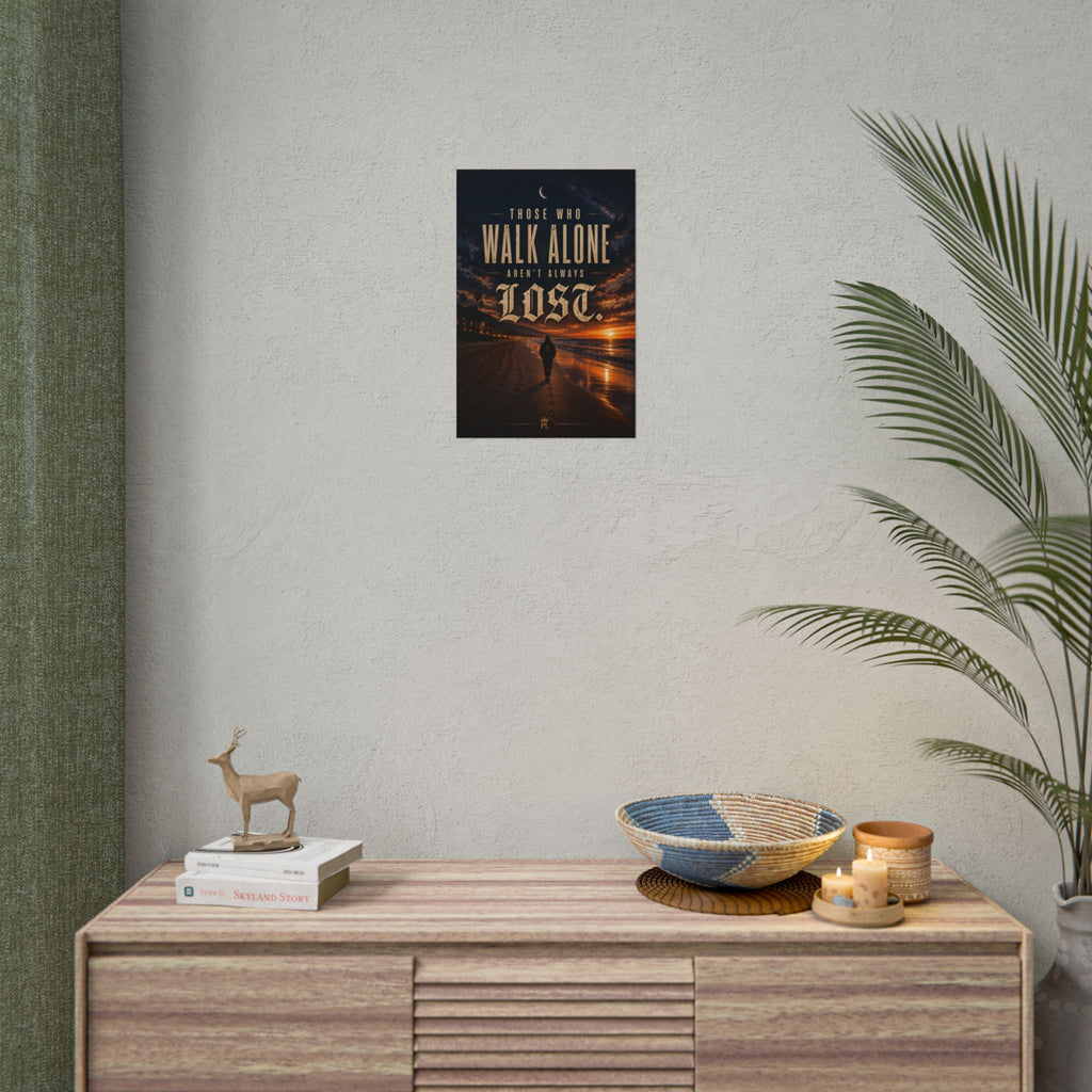 Plug Life Walk Alone Poster — Premium Collection Wall Art