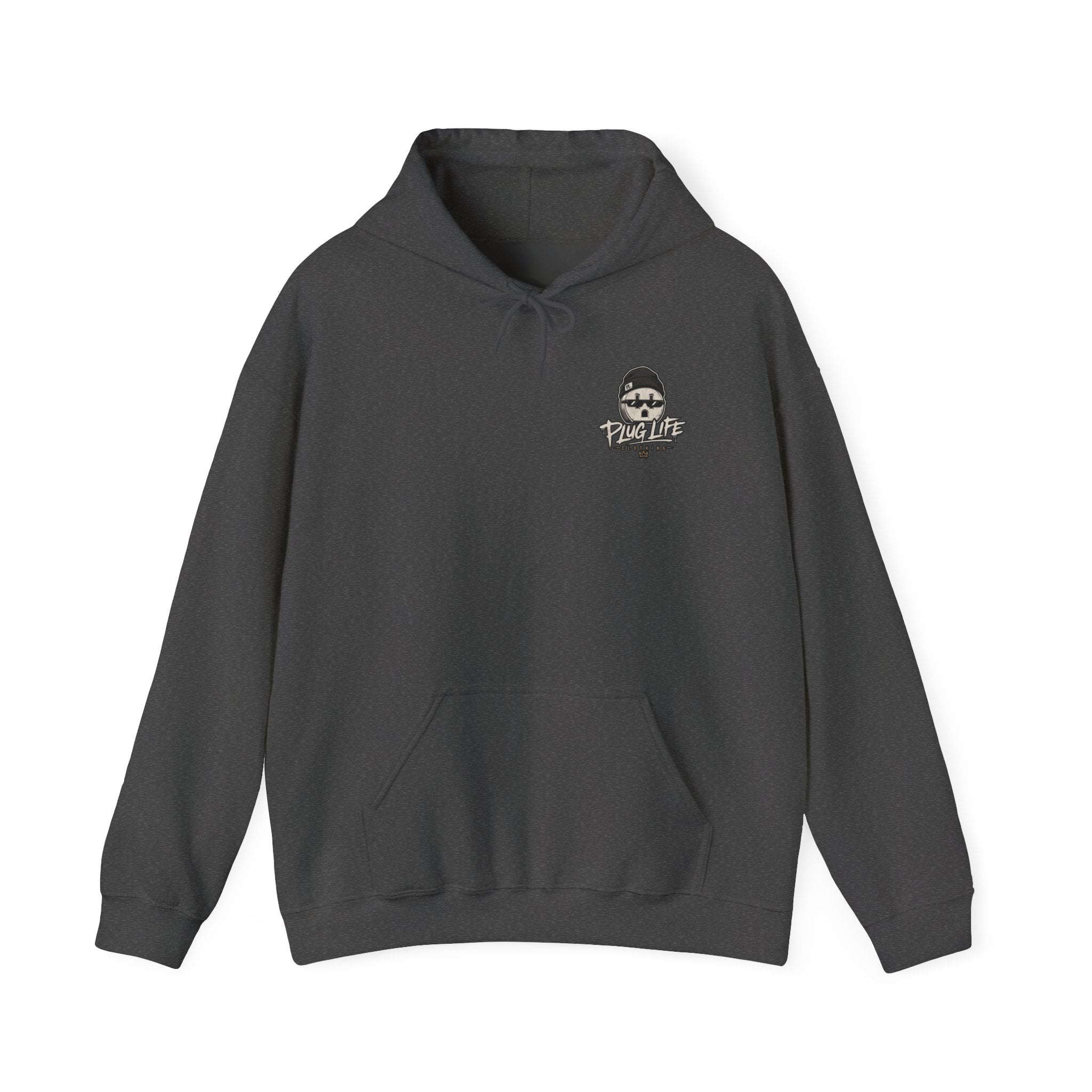 Plug Life Self Made Self Powered Hoodie — Motivational Graphic Sweatshirt