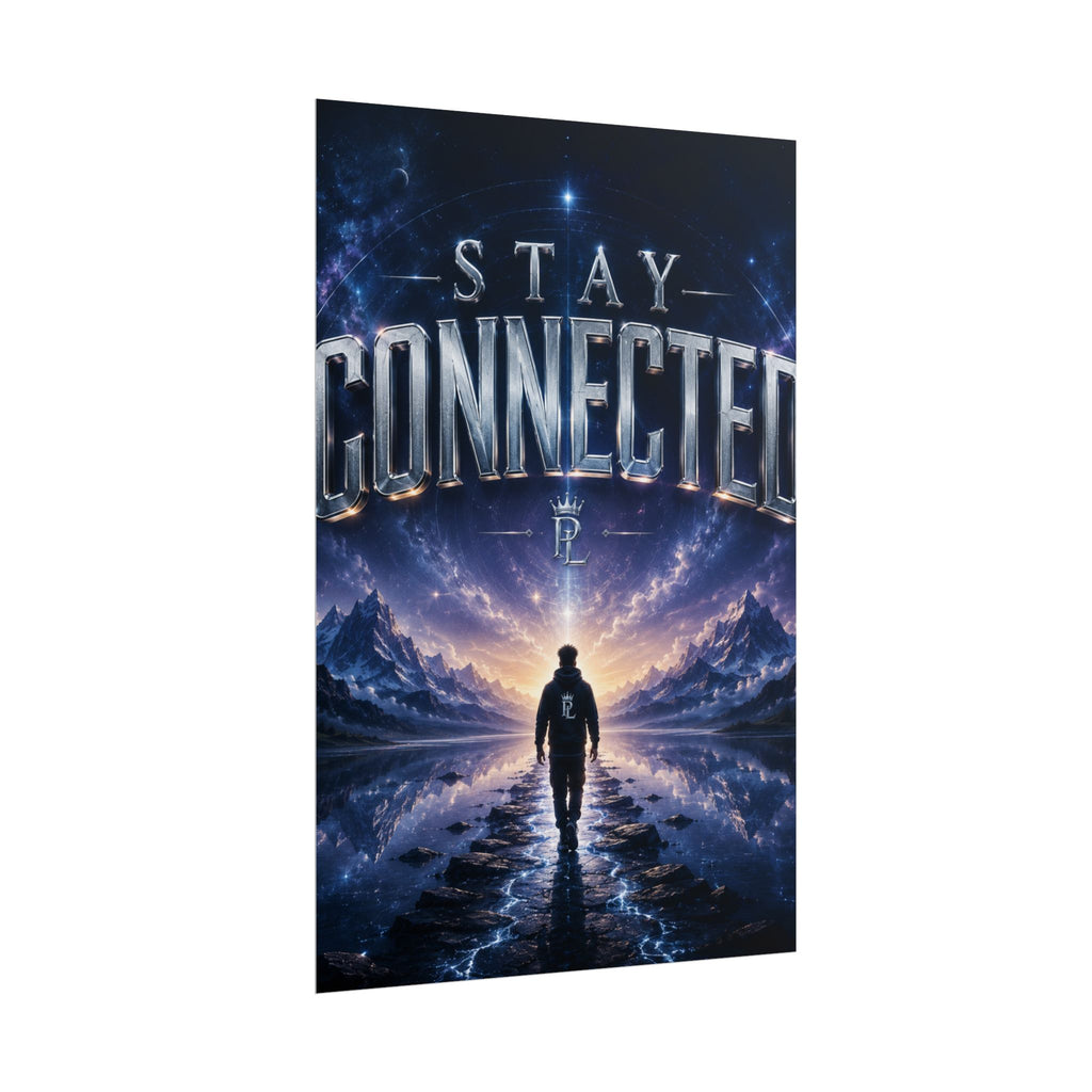 Plug Life Stay Connected Poster — Premium Collection Wall Art