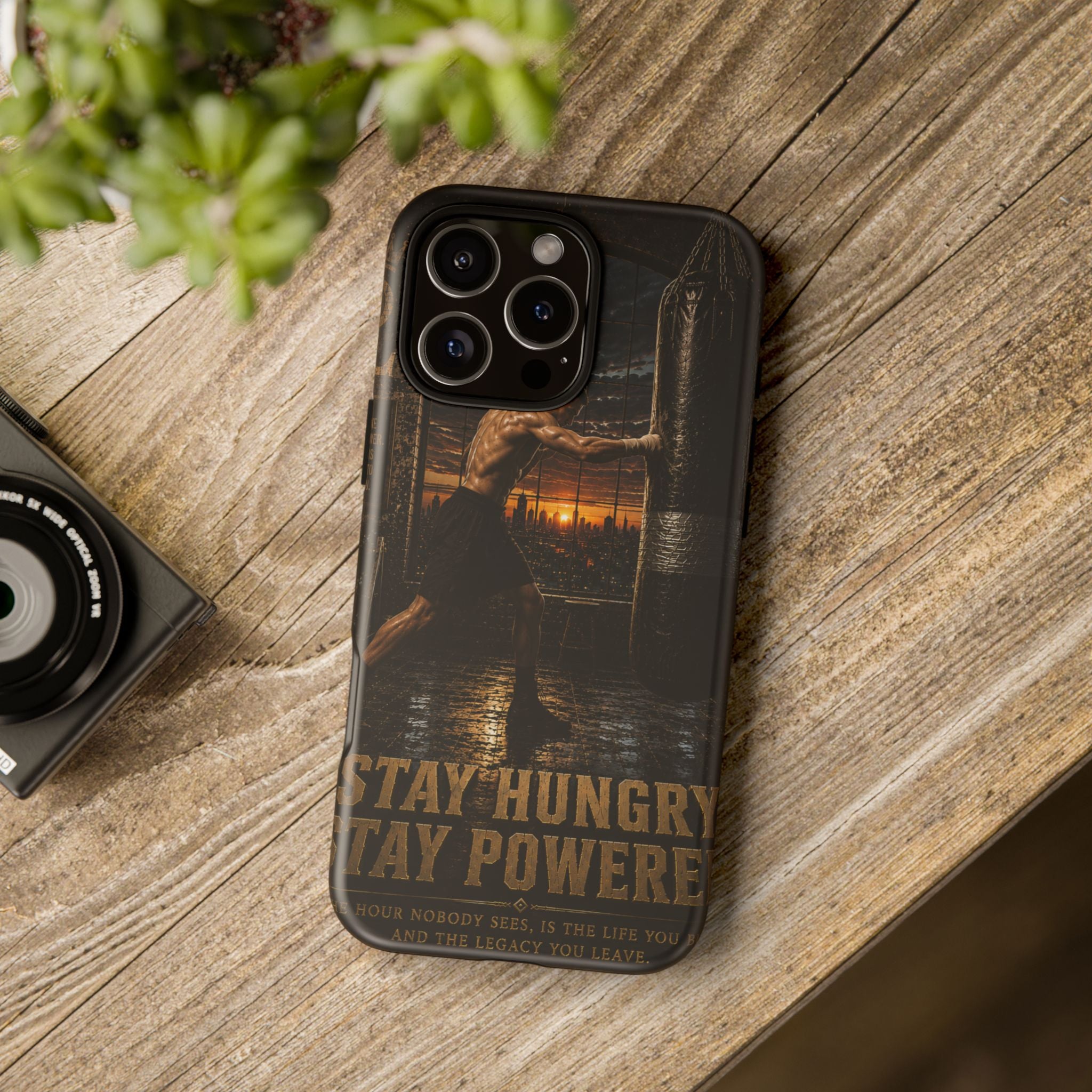 Plug Life Stay Hungry Stay Powered Phone Case — Premium Collection iPhone & Android Case