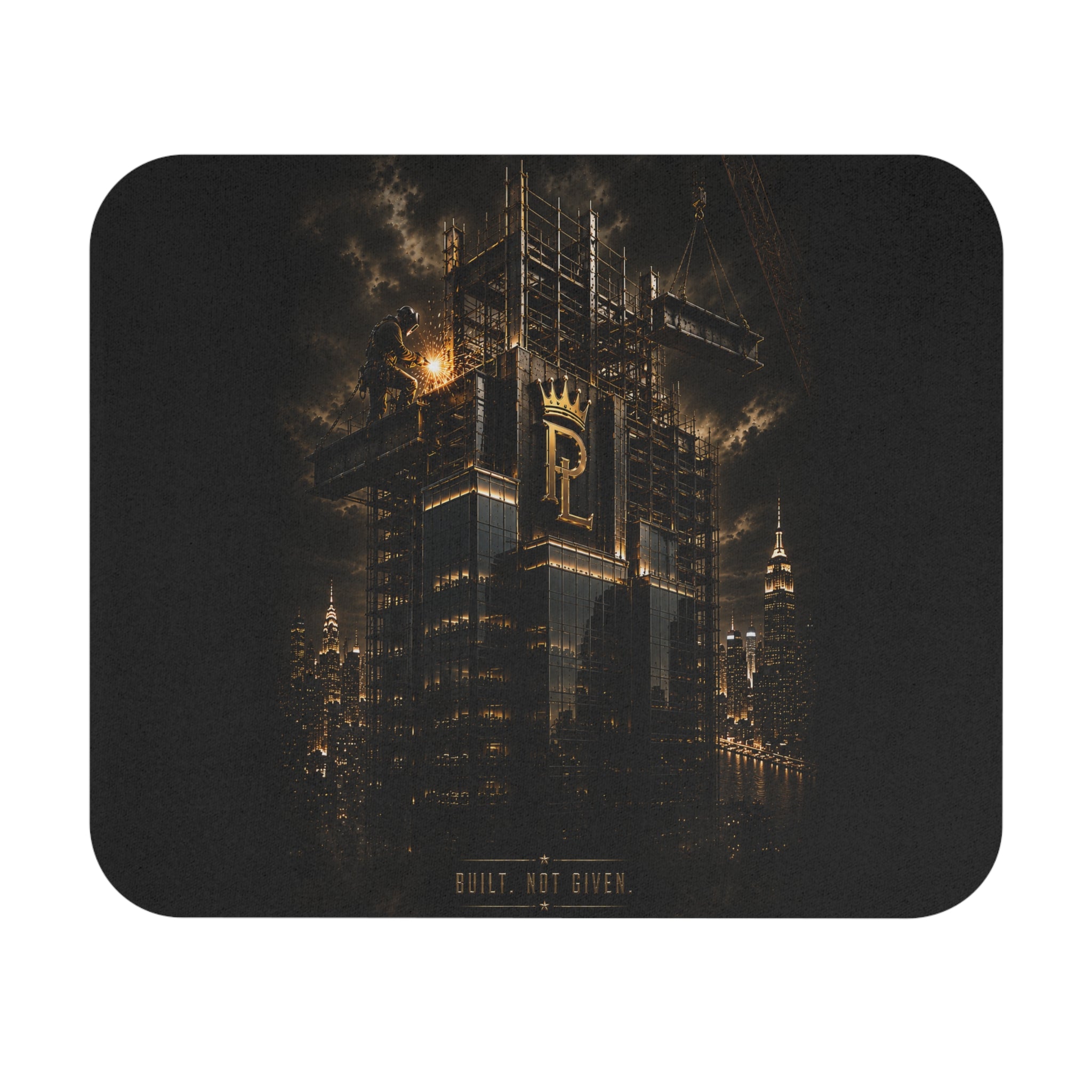 Plug Life Built Not Given Mouse Pad — Premium Collection Desk Accessory