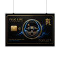 Plug Life Gold Card Poster — Premium Collection Wall Art